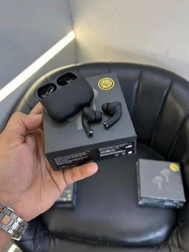 New AirPods Pro 2 Black Wireless Earbuds | Bluetooth Stereo Earphones with Charging Case | Premium In-Ear Headphones | Fast Shipment